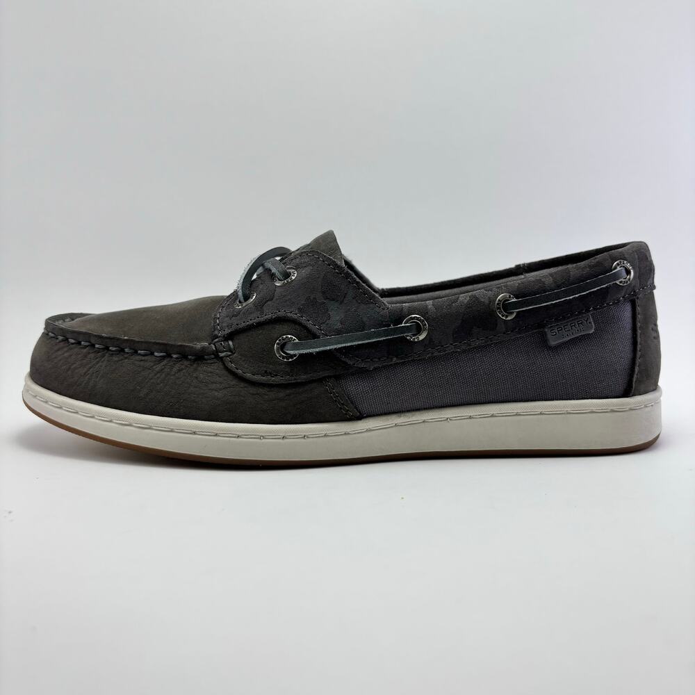 SPERRY “Coastfish 2 Eye Chetta Gray Boat Shoes Womens Size 6.5